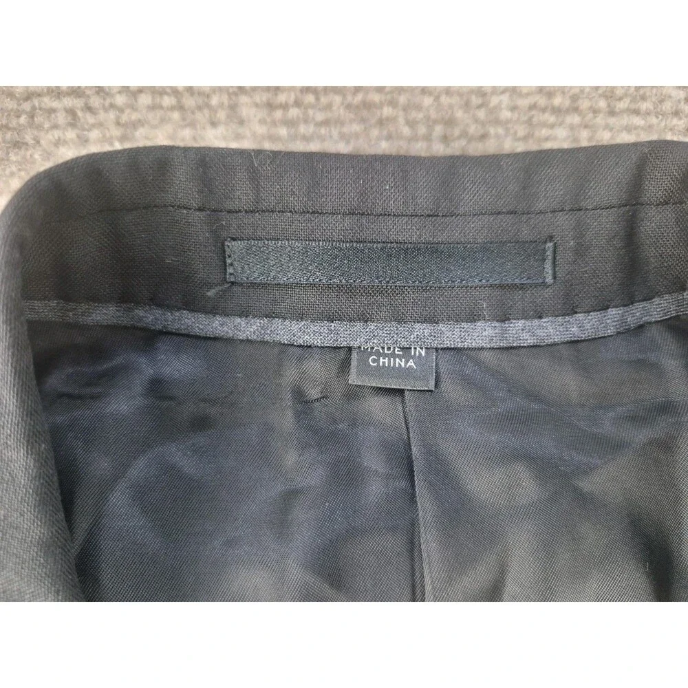J. Crew Ludlow Suit Jacket Men 40R Slim Black Loro Piana 120's Wool Sport Coat